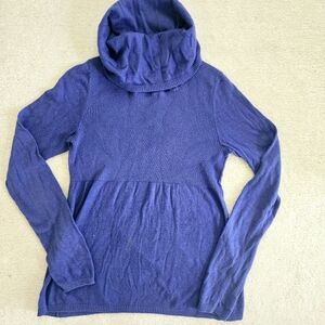 Banana Republic Royal Purple Turtlebeck Sweater